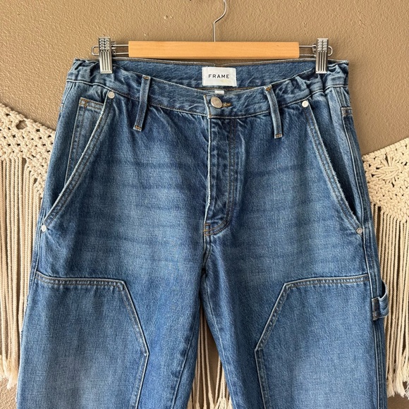 Frame Denim Workwear Carr Double Knee carpenter cargo jeans C - Picture 5 of 9